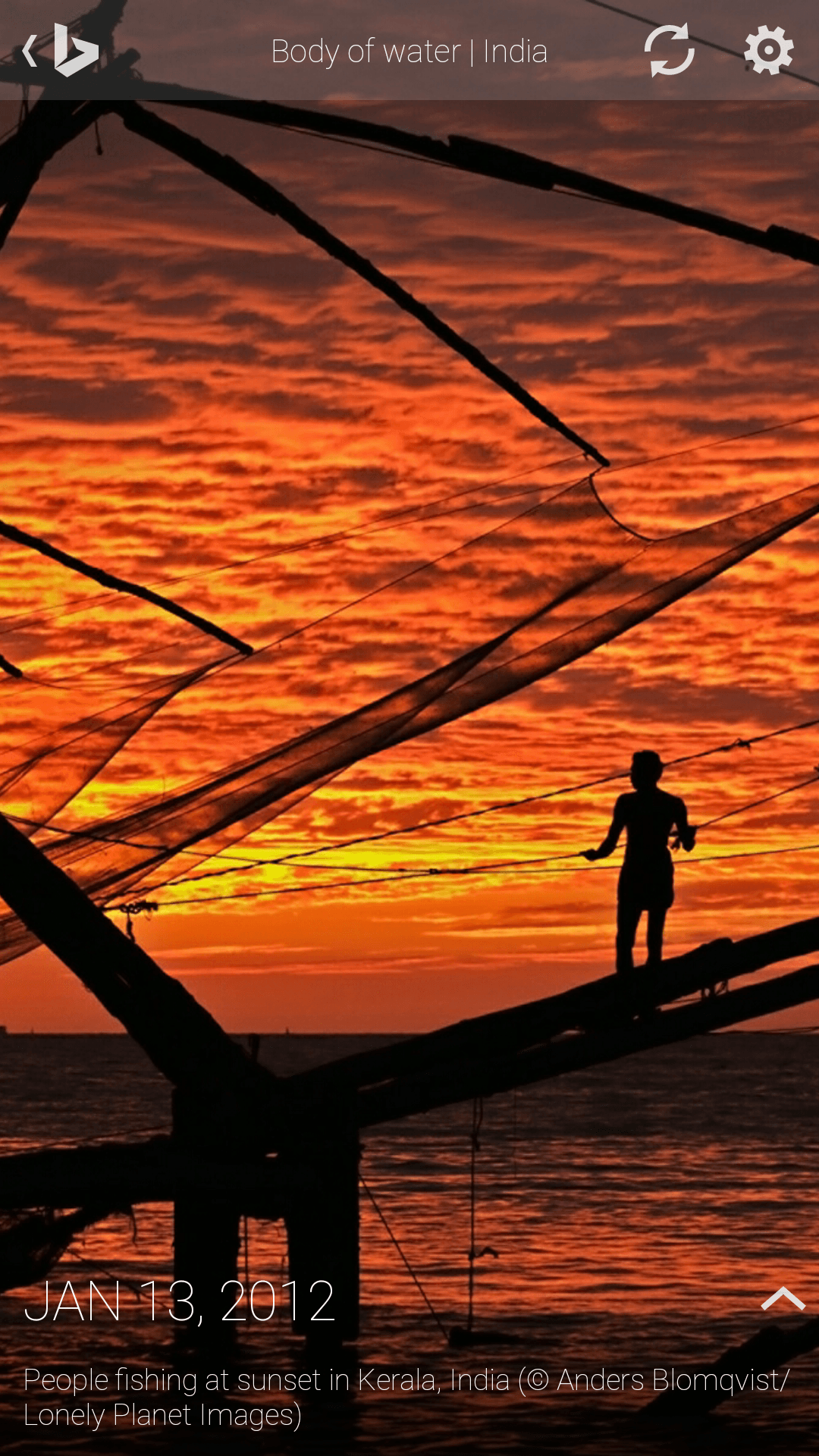 Bing Gallery on Bing for Android - device-2014-07-08-135200